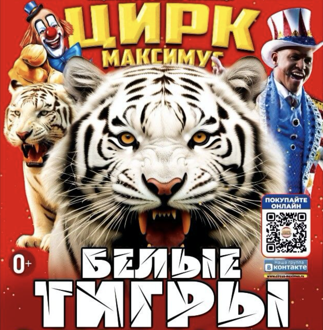 Цирк Максимус в г.Чебоксары с 4 по 20 июля 2025